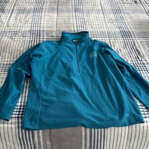 White Sierra Teal Women's Sweater